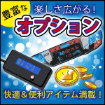 楽しみ広がる豊富なオプション!